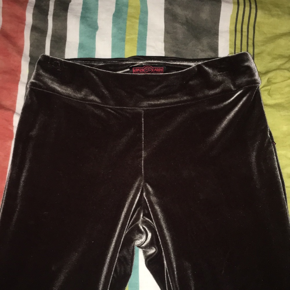 velvet pants